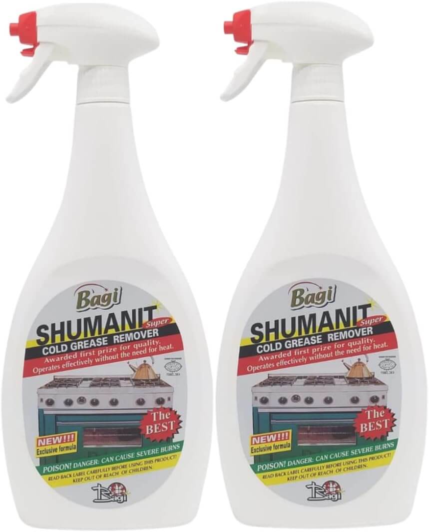 SHUMANIT Bagi Cold Grease Remover - Kosher For Passover 26.4 Fl Oz (2 Pack)